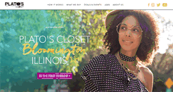 Desktop Screenshot of platosclosetbloomington.com